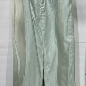 Michaelangelo Mint Satin Midi Dress Size 6